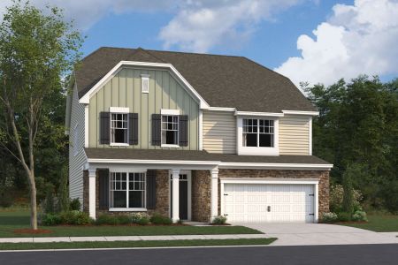 New construction Single-Family house 1415 Sparkling Lake Drive, Apex, NC 27523 Beech- photo 0