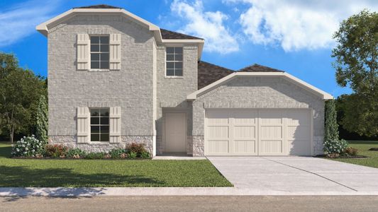 New construction Single-Family house 23620 Rising Sun Dr, Splendora, TX 77372 plan Midland - image