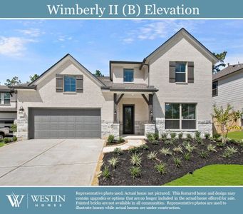 New construction Single-Family house 1220 Summer Moon Dr, Georgetown, TX 78628 The Wimberly II- photo 0