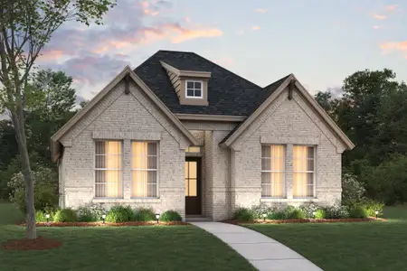 New construction Single-Family house 9329 Rolling Meadow Wy, Denton, TX 76207 plan Iris - image