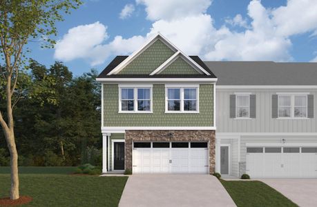 New construction Townhouse house 7131 Hubner Pl, Cary, NC 27519 Sierra- photo 0