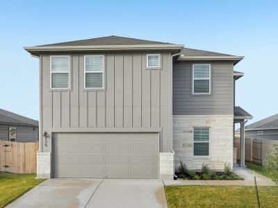 New construction Single-Family house 129 Honey Bee Rd, Jarrell, TX 76537 plan The Channing (850) - image