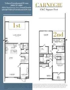New construction Townhouse house 3804 Manhattan Ave, Grand Prairie, TX 75052 plan Carnegie - image