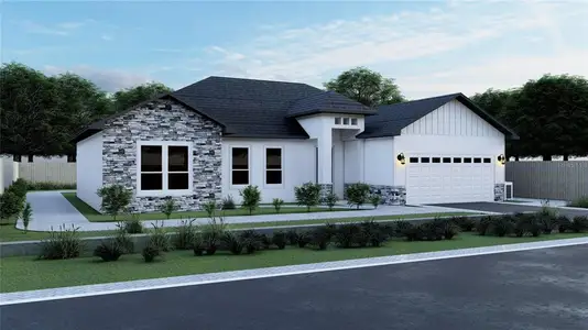 New construction Single-Family house 9609 N Vaughn Dr, Citrus Springs, FL 34433 - image