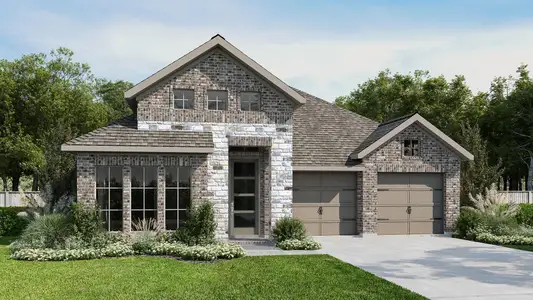 New construction Single-Family house 12030 Jacob Ln, Mont Belvieu, TX 77523 plan 2373H - image