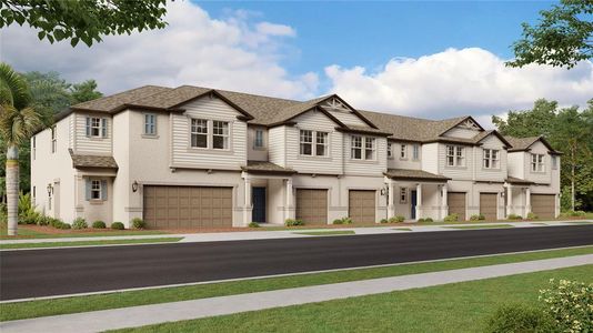 New construction Townhouse house 8775 Coquil Song Ln, Land O' Lakes, FL 34637 - image