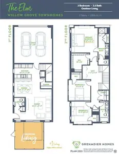 New construction Townhouse house 1427 Azalea Dr, Melissa, TX 75454 plan Elm - image 5