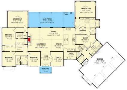 New construction Single-Family house 7798 Barber Ranch Rd, Fort Worth, TX 76126 plan The Sapphire - image 2