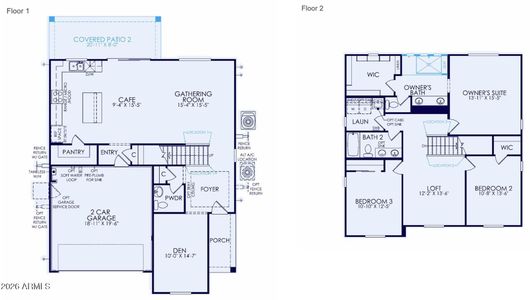 New construction Single-Family house 36274 N Ghia Dr, San Tan Valley, AZ 85140 plan Waterville - image