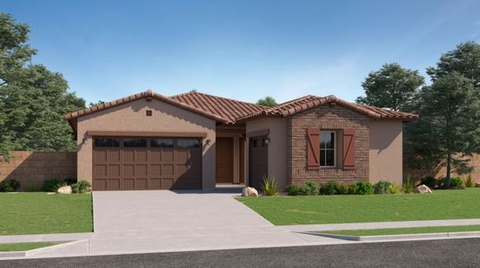 New construction Single-Family house 14894 W Cottontail Ln, Surprise, AZ 85387 Trillium Plan 4585- photo 0 0