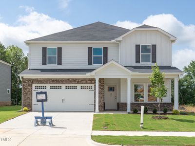 New construction Single-Family house 3869 Rosebush Dr, Zebulon, NC 27597 Chatham- photo 0