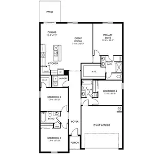 New construction Single-Family house 7310 Ray Creek Dr, Brooksville, FL 34601 plan Hibiscus - image