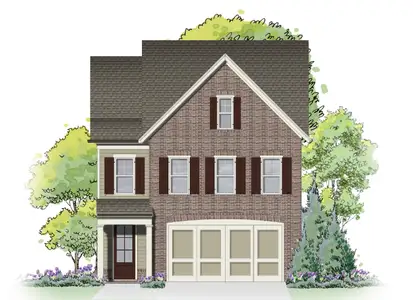 New construction Townhouse house Holly Springs, GA 30115 plan Haven - image 1