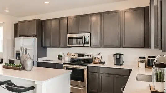 Designer kitchen cabinets