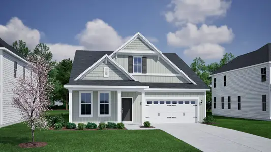 New construction Single-Family house 9259 Salty Breeze Pl, Leland, NC 28451 plan Hunter - image