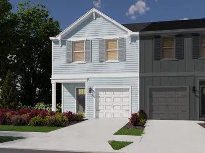 New construction Townhouse house 207 Brook Run Dr, Moncks Corner, SC 29461 plan Anderson - End Unit - image