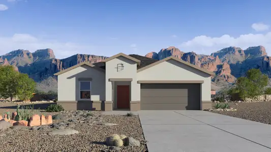 New construction Single-Family house 5686 E Azara Dr, San Tan Valley, AZ 85140 plan Cali - image