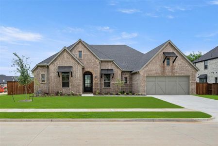 New construction Single-Family house 2408 Cornerstone Drive, Mansfield, TX 76063 Pollok (2598-DM-60 ELE-A)- photo 0