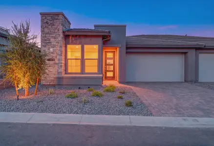 New construction Duplex house 18236 E Spring Valley Ct, Rio Verde, AZ 85263 plan Valletta Elevation B - image
