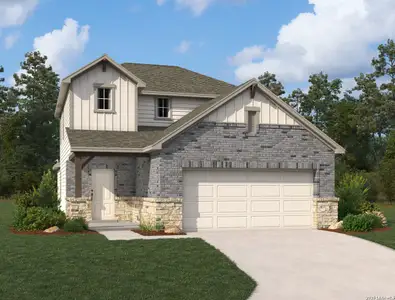 New construction Single-Family house 13823 Birch Vw, San Antonio, TX 78252 plan Ladybird - image