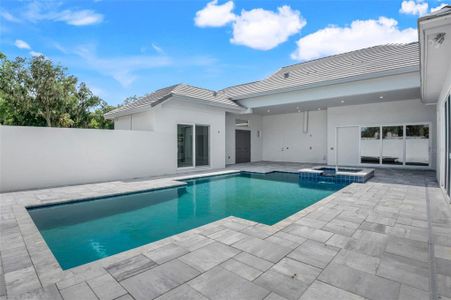 New construction Single-Family house 110 New Leatherwood Drive, Palm Coast, FL 32137 Courtyard IV- photo 27 27