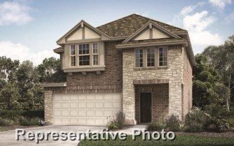 New construction Single-Family house 1732 Meadow Crest Dr, Aubrey, TX 76227 Fannin- photo 0