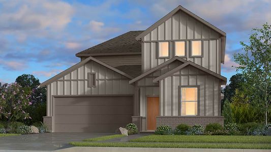 New construction Single-Family house 1404 Mustang Canyon Dr, Fort Worth, TX 76052 plan Orchid - image