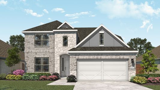 New construction Single-Family house Manor, TX 78653 plan Hickory - image