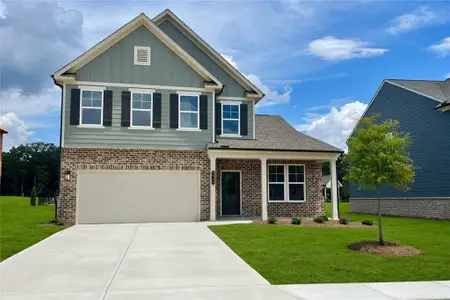 New construction Single-Family house 2066 Jordan Knoll Ln, Lawrenceville, GA 30043 plan The Hollins - image