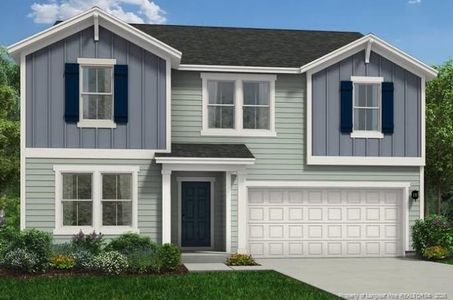 New construction Single-Family house 31 Greenbay St, Lillington, NC 27546 plan Prelude - image