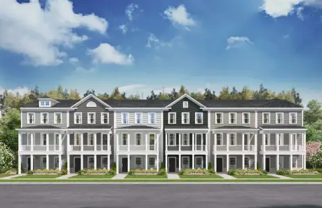 New construction Townhouse house 12742 Axel Rd, Pineville, NC 28134 plan Hayworth II - image