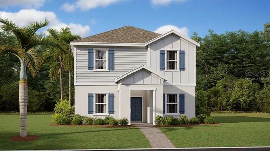 New construction Single-Family house 5661 Meditation Drive, Clermont, FL 34714 Delray- photo 0