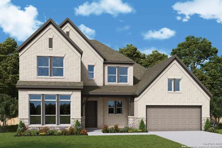 New construction Single-Family house 9957 Aurora Hill St, Boerne, TX 78006 plan The Presidio - image