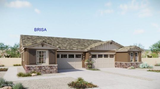 New construction Single-Family house 5640 N 205Th Ln, Buckeye, AZ 85396 Brisa- photo 0