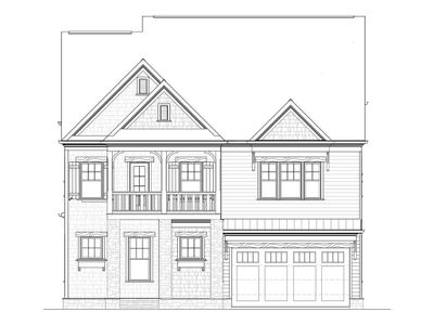 New construction Townhouse house 4002 Potter Wy, Woodstock, GA 30188 plan Albright Paired Home - image