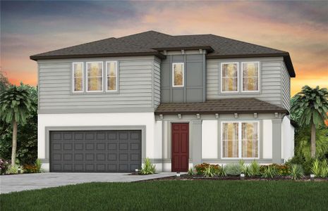 New construction Single-Family house 4059 Big Sky Dr, Spring Hill, FL 34604 plan Winthrop - image
