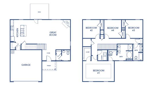 New construction Single-Family house 163 White Spruce Wy, Newnan, GA 30265 plan Flora - image