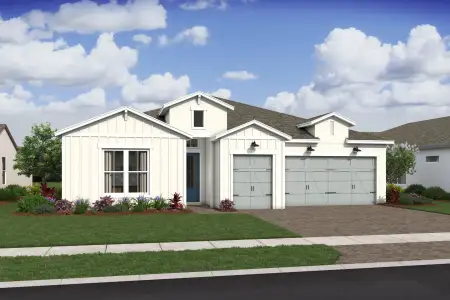 New construction Single-Family house 5951 Nw Hammock Dale Wy, Port St. Lucie, FL 34987 plan Franklin - image