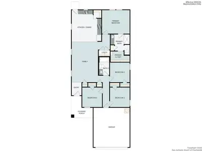 New construction Single-Family house 2326 Croaker Crk, San Antonio, TX 78245 plan Hunters Ranch 1468 - image 2