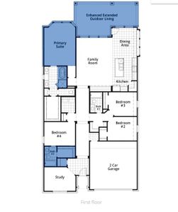 New construction Single-Family house 12315 Hackberry Dr, Mont Belvieu, TX 77523 Denton Plan- photo 0