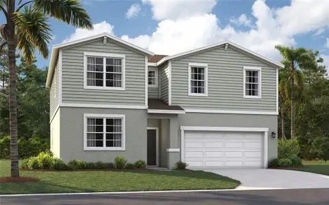 New construction Single-Family house 6637 Verbena Pl, Lake Hamilton, FL 33851 plan Linden - image