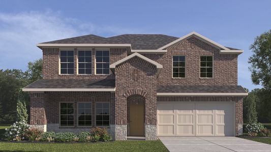 New construction Single-Family house 175 Delta Rd, Waxahachie, TX 75165 plan Perry - image