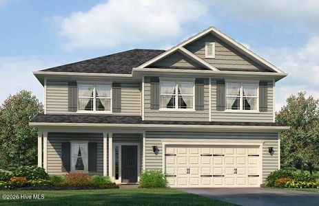 New construction Single-Family house 1009 Shadowpine Wy, Rocky Mount, NC 27804 plan 2307 - image