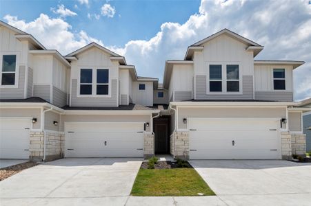 New construction Townhouse house 2033 Cora Ivy Ln, Round Rock, TX 78665 plan The Odin - image