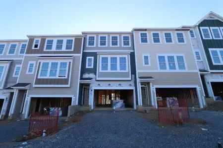 New construction Townhouse house 2733 Hunter Woods Dr, Apex, NC 27502 Kensington - Front Entry Townhomes- photo 0