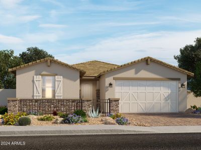 New construction Single-Family house 17756 W Coolidge Street, Goodyear, AZ 85395 The Lark- photo 0