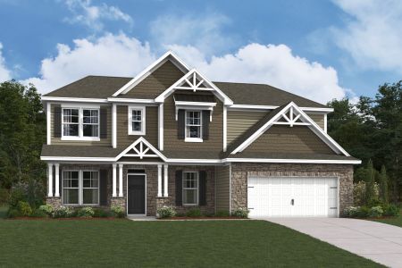 New construction Single-Family house 238 Amber Glen Dr, Locust, NC 28097 plan Bristol - image
