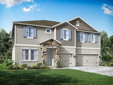 New construction Single-Family house 2682 Wise River Ln, Zephyrhills, FL 33541 plan Jupiter - image