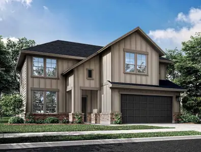 New construction Single-Family house 7503 Bristlegrass Colony Ct, Cypress, TX 77433 Pedernales- photo 0