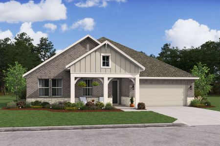 New construction Single-Family house 11710 Old Fashion Cir, Mont Belvieu, TX 77535 plan Barcelona - image